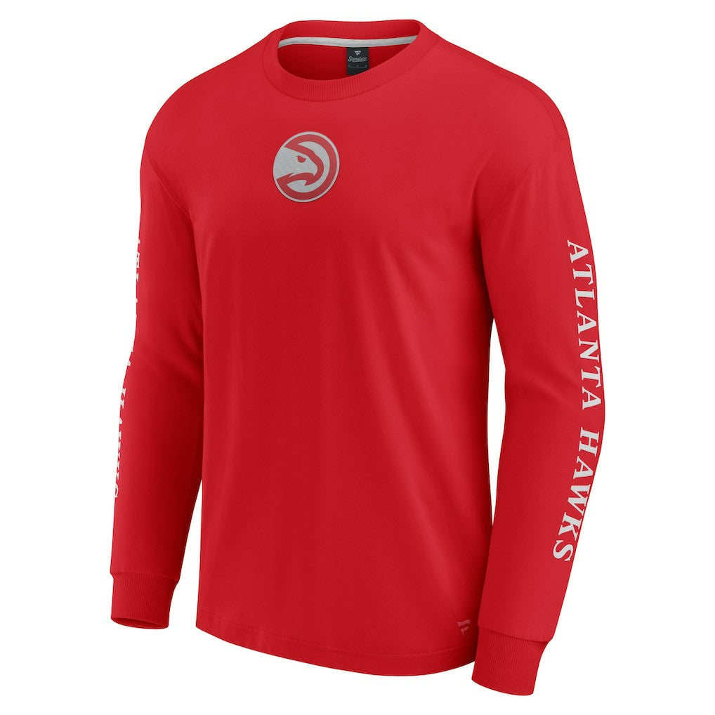 Atlanta Hawks Elements Strive Long Sleeve T-Shirt  - Red | Fanatics for sale
