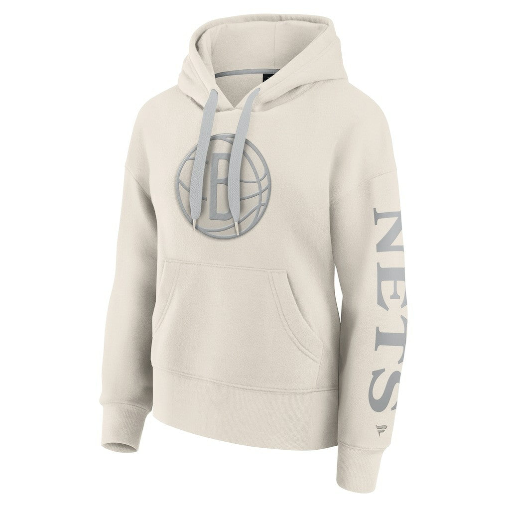 Brooklyn Nets Women's Elements Next Pullover Hoodie - Cream | Fanatics outlet