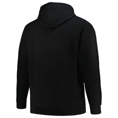 Atlanta Hawks Hardwood Classics Big & Tall Pullover Hoodie - Black | Mitchell & Ness for sale