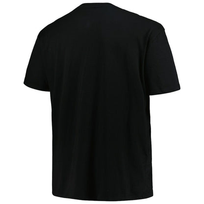 Atlanta Hawks Big & Tall Hardwood Classics Vintage Logo T-Shirt - Black | Mitchell & Ness cheap
