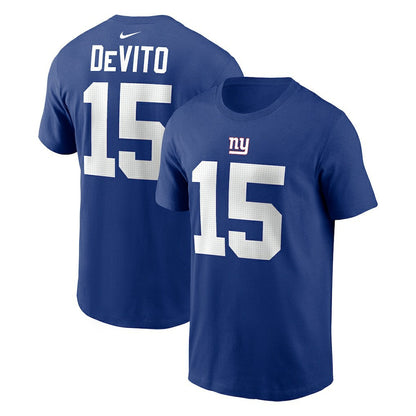 Tommy DeVito New York Giants Name & Number T-Shirt - Royal | Nike online