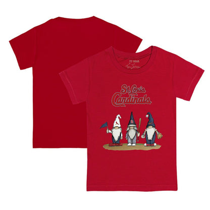 St. Louis Cardinals Tiny Turnip Youth Gnomes T-Shirt - Red