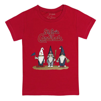 St. Louis Cardinals Tiny Turnip Youth Gnomes T-Shirt - Red