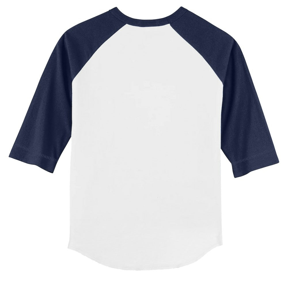 Seattle Mariners Tiny Turnip Youth Mermaid 3/4-Sleeve Raglan T-Shirt - White/Navy