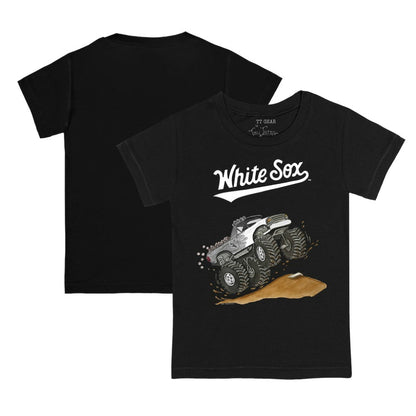 Chicago White Sox Tiny Turnip Youth Monster Truck T-Shirt - Black