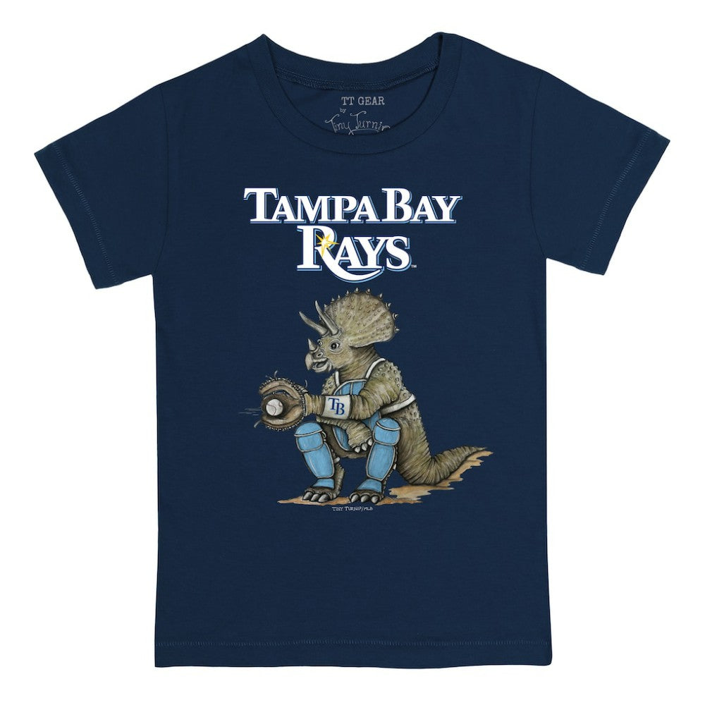 Tampa Bay Rays Tiny Turnip Youth Triceratops T-Shirt - Navy