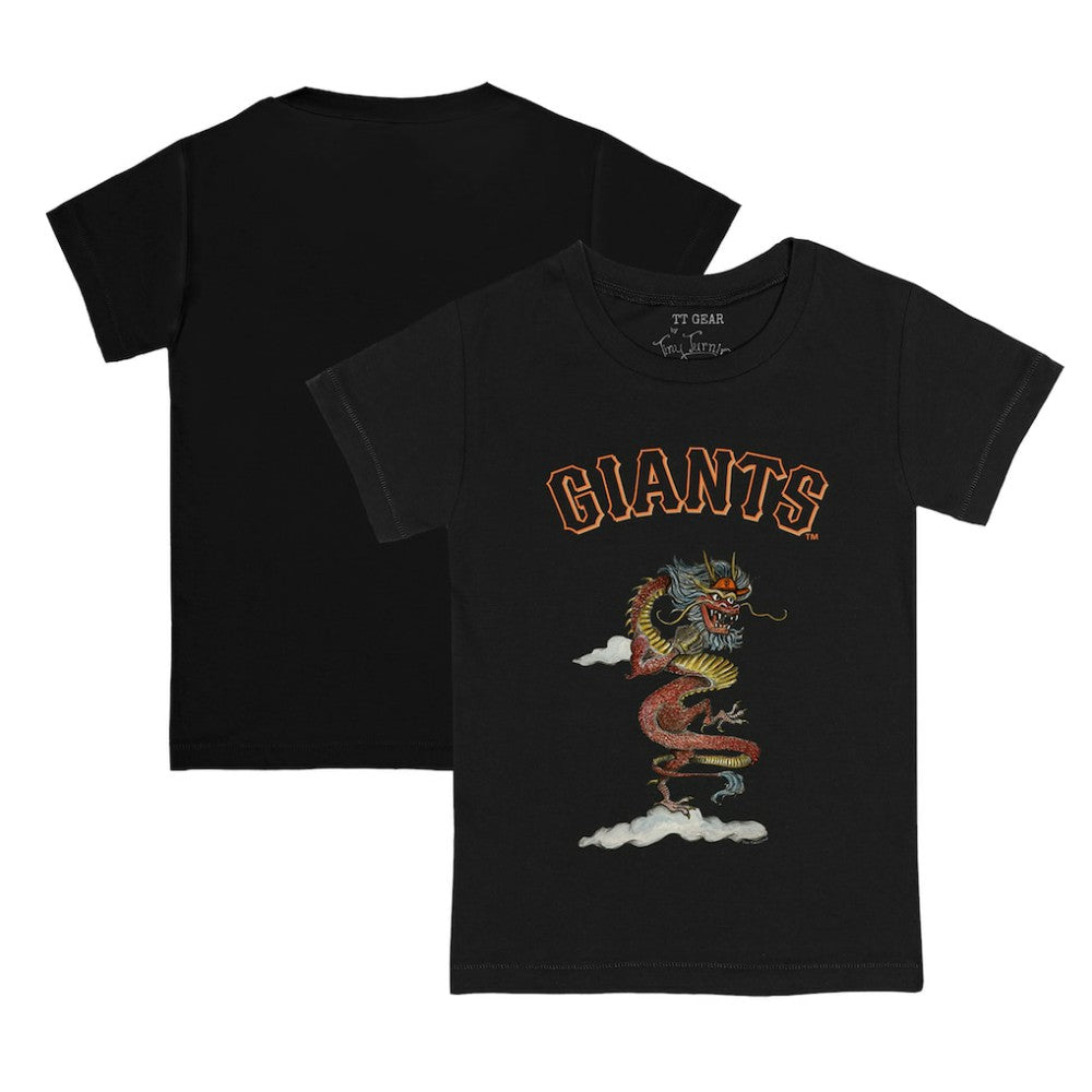 San Francisco Giants Tiny Turnip Youth 2024 Year of the Dragon T-Shirt - Black