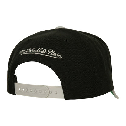 Brooklyn Nets Soul XL Logo Pro Crown Snapback Hat - Black/Gray | Mitchell & Ness cheap