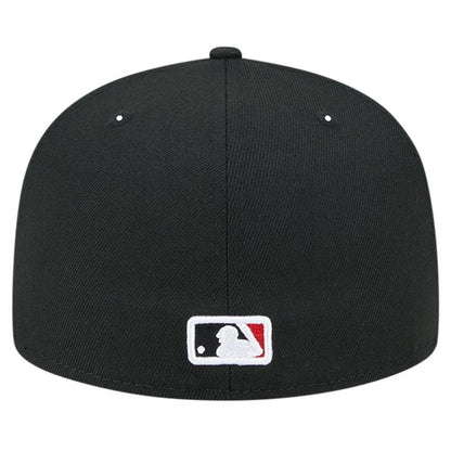 Washington Nationals Checkered Undervisor 59FIFTY Fitted Hat - Black | New Era
