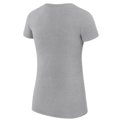 Cleveland Cavaliers G-III 4Her by Carl Banks Women's Super-Slim Fit Lightweight Large City Logo T-Shirt sale - Heather Gray outlet