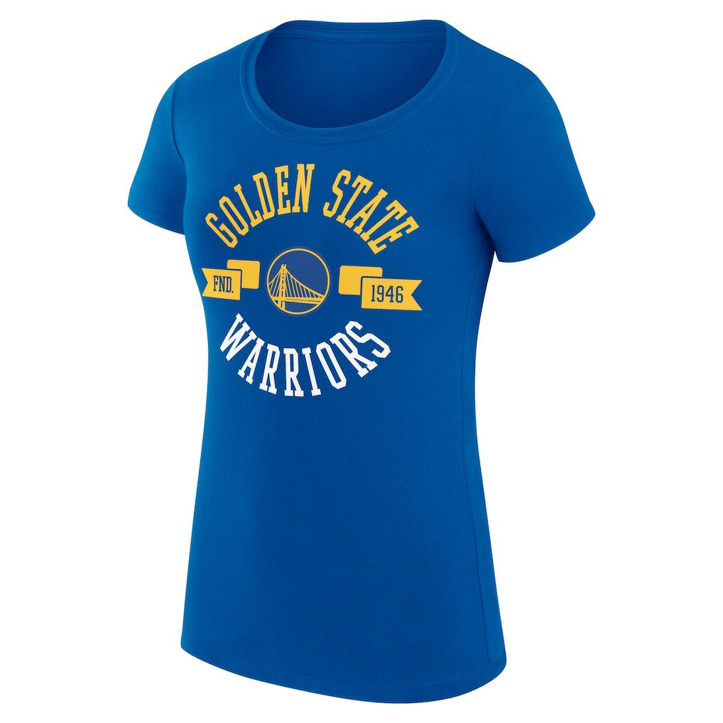 Golden State Warriors G-III 4Her by Carl Banks Women's Super-Slim Fit Lightweight Large City Logo T-Shirt sale - Royal discount