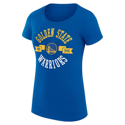 Golden State Warriors G-III 4Her by Carl Banks Women's Super-Slim Fit Lightweight Large City Logo T-Shirt sale - Royal discount