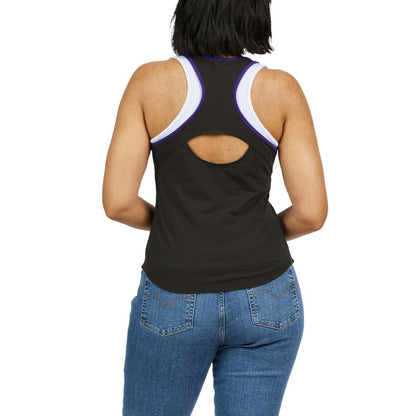 Colorado Rockies WEAR by Erin Andrews Women's Colorblock Racerback Tank Top - Black