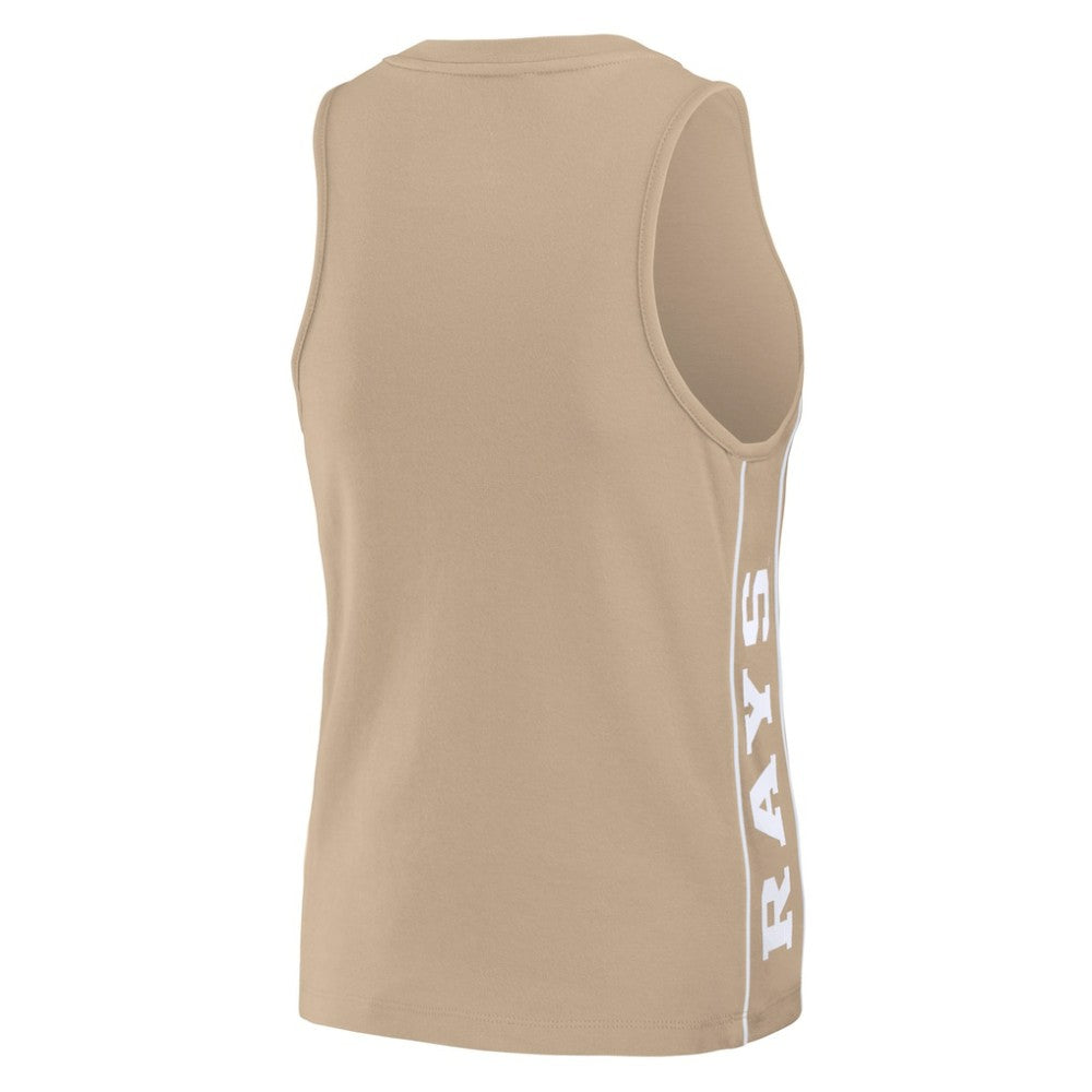 Tampa Bay Rays WEAR by Erin Andrews Women's Tonal Tank Top - Tan