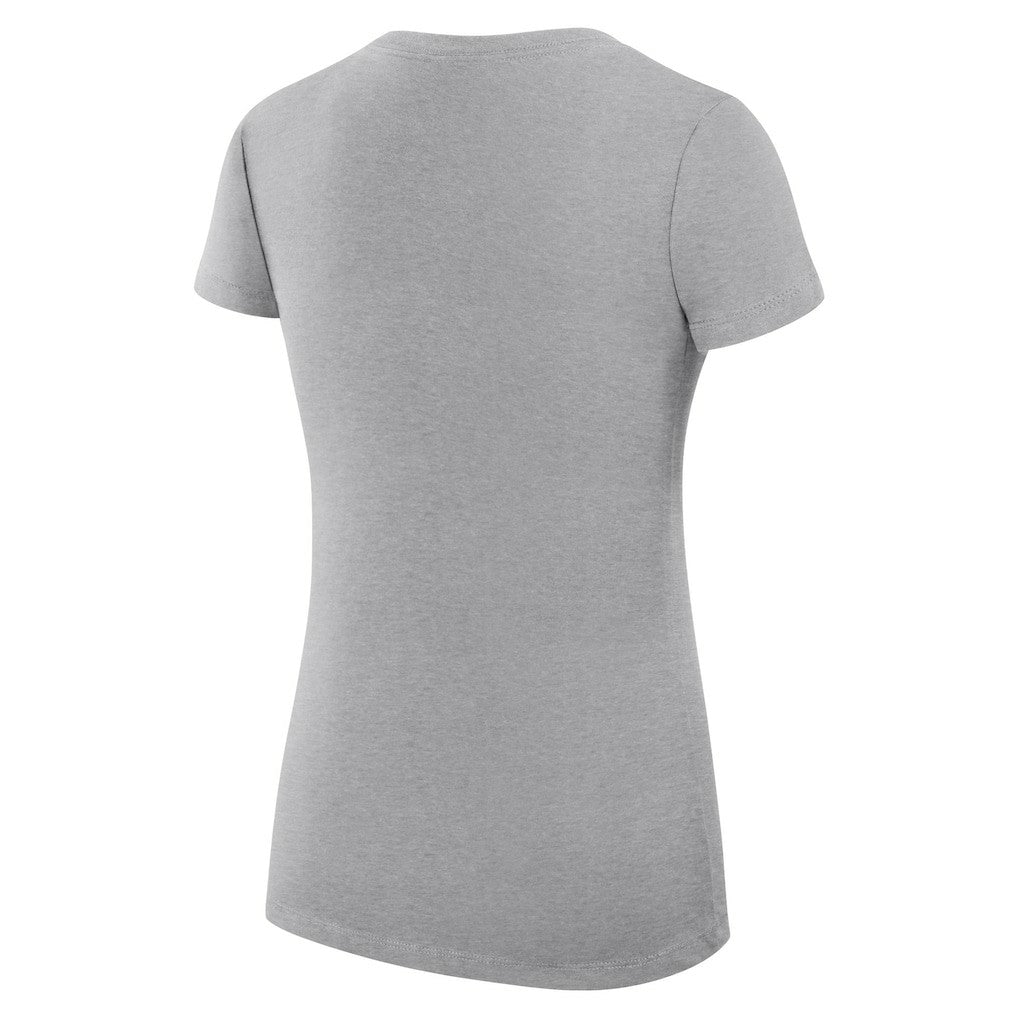Denver Nuggets G-III 4Her by Carl Banks Women's Super-Slim Fit Lightweight Large City Logo V-Neck T-Shirt sale - Heather Gray cheap