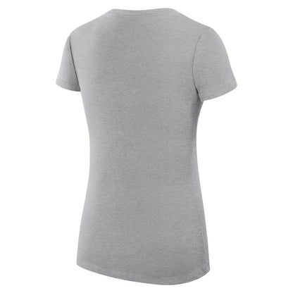 Denver Nuggets G-III 4Her by Carl Banks Women's Super-Slim Fit Lightweight Large City Logo V-Neck T-Shirt sale - Heather Gray cheap
