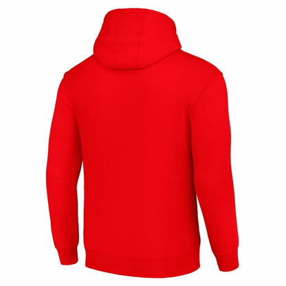 Kansas City Chiefs Starter Unisex Throwback Logo Pullover Hoodie - Red cheap