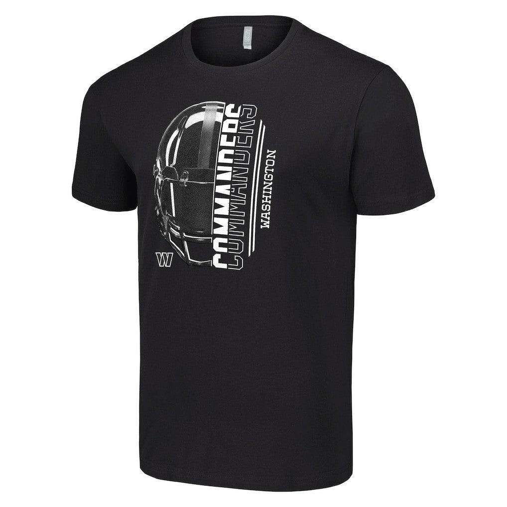 Washington Commanders Starter Half Helmet Logo T-Shirt - Black outlet