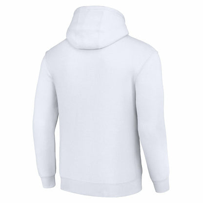 Buffalo Bills Starter Unisex Half Helmet Logo Pullover Hoodie - White discount