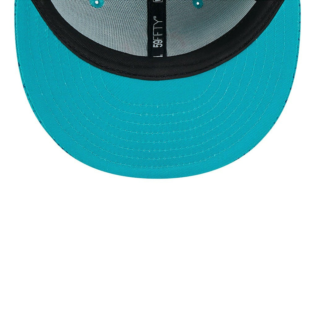 Miami Dolphins New Era 2024 Sideline 59FIFTY Fitted Hat - Aqua outlet