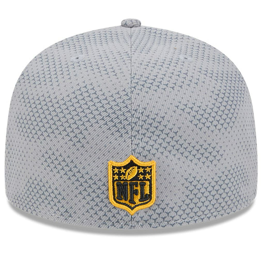 Pittsburgh Steelers New Era 2024 Sideline 59FIFTY Fitted Hat - Gray discount