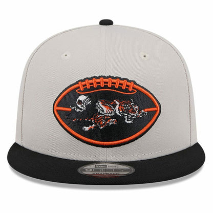 Cincinnati Bengals New Era 2024 Sideline Historic 9FIFTY Snapback Hat - Stone/Black discount