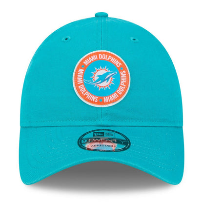 Miami Dolphins New Era 2024 Sideline 9TWENTY Adjustable Hat - Aqua on sale