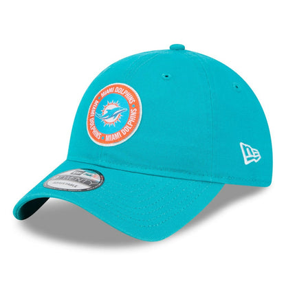Miami Dolphins New Era 2024 Sideline 9TWENTY Adjustable Hat - Aqua on sale