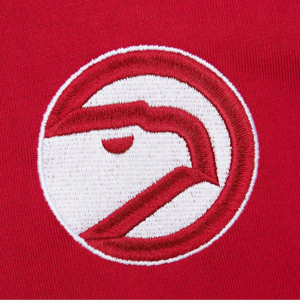 Atlanta Hawks Hardwood Classics Team OG 2.0 Premium Vintage Logo T-Shirt - Red | Mitchell & Ness outlet