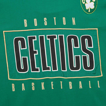 Boston Celtics Hardwood Classics Team OG 2.0 Premium Vintage Logo T-Shirt - Kelly Green | Mitchell & Ness cheap
