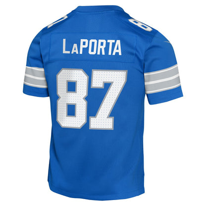 Sam LaPorta Detroit Lions Youth Game Jersey - Blue | Nike cheap