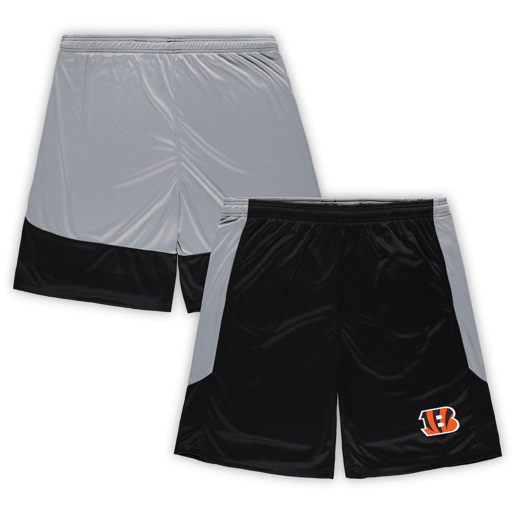 Cincinnati Bengals Big & Tall Team Logo Shorts - Black online