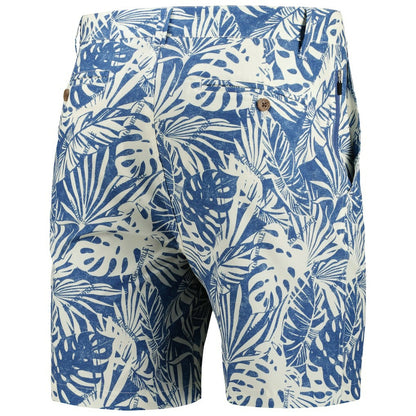 Chicago Bears Margaritaville Sandwashed Monstera Print Amphib Shorts - Navy for sale