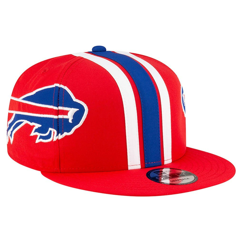 Buffalo Bills New Era Throwback Helmet 9FIFTY Snapback Hat - Red on sale