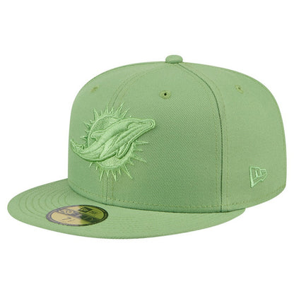 Miami Dolphins New Era Color Pack 59FIFTY Fitted Hat - Green on sale
