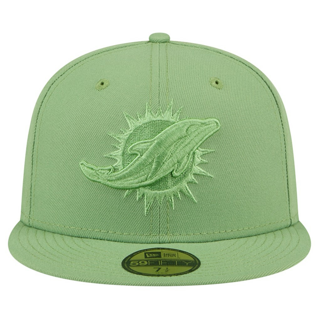 Miami Dolphins New Era Color Pack 59FIFTY Fitted Hat - Green on sale