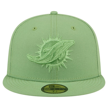Miami Dolphins New Era Color Pack 59FIFTY Fitted Hat - Green on sale