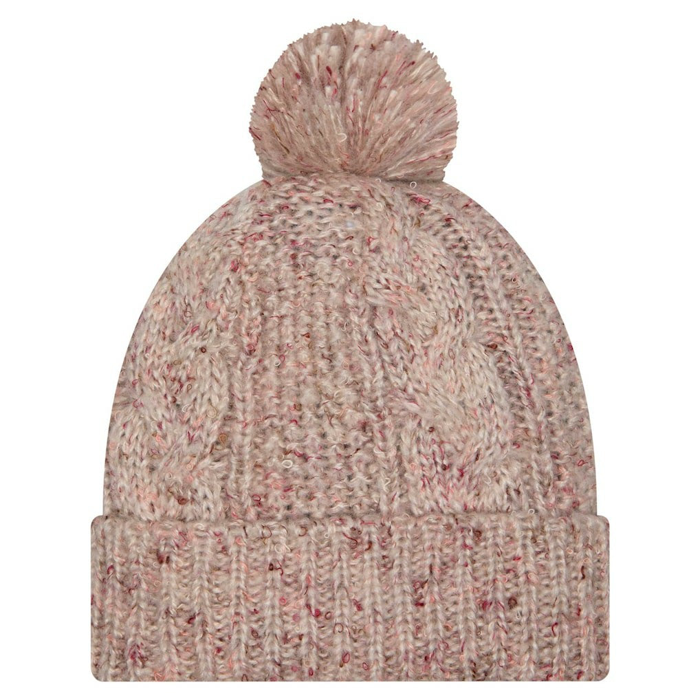 Cincinnati Bengals New Era Women's Trendy Tone Cuffed Knit Hat with Pom - Stone on sale