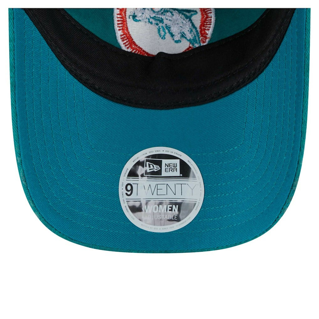 Miami Dolphins New Era Women's Throwback Flair 9TWENTY Adjustable Hat - Aqua online