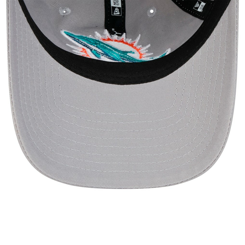 Miami Dolphins New Era Women's Main 9TWENTY Adjustable Hat - Gray for sale