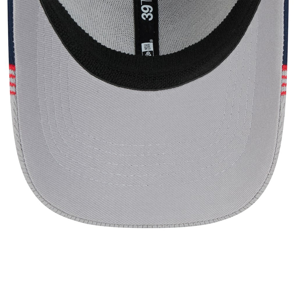 New Orleans Pelicans Active Trim 39THIRTY Flex Hat - Gray/Navy | New Era cheap