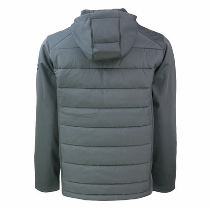 Green Bay Packers Cutter & Buck Evoke PrimaLoft Hybrid Eco Softshell Recycled Full-Zip Hooded Jacket - Gray sale