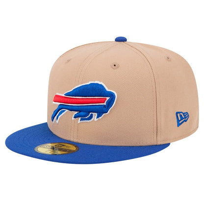 Buffalo Bills New Era Logo Main 59FIFTY Fitted Hat - Tan sale
