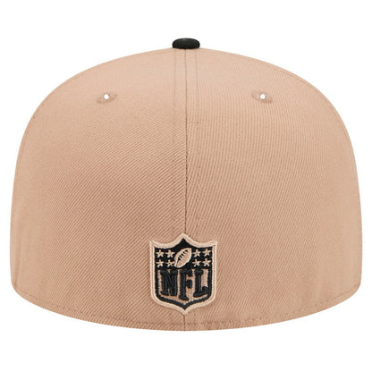 Pittsburgh Steelers New Era Logo Main 59FIFTY Fitted Hat - Tan sale