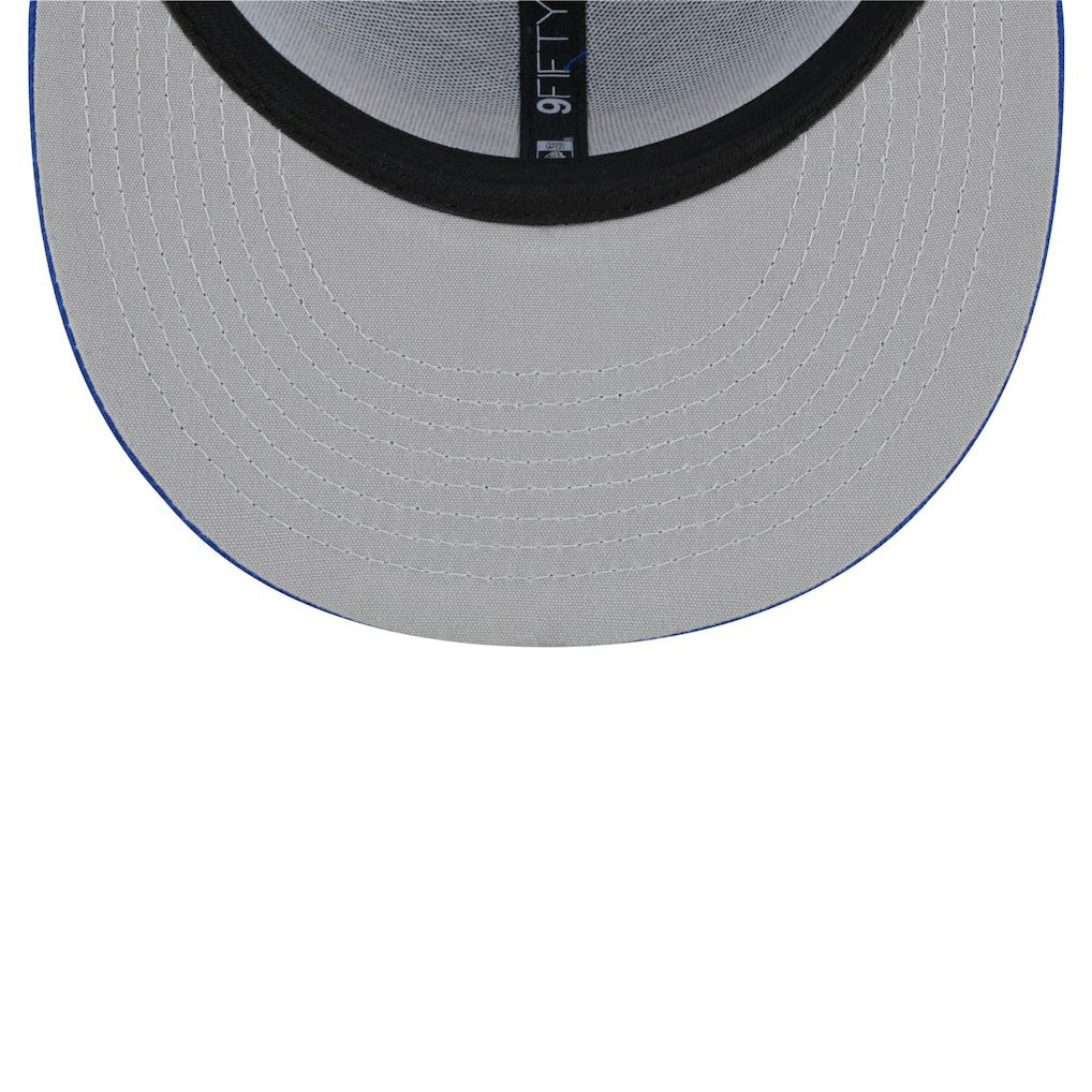 Buffalo Bills New Era Throwback Main Trucker 9FIFTY Snapback Hat - Royal on sale