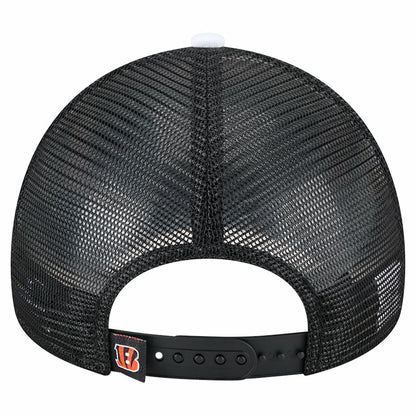 Cincinnati Bengals New Era Preschool Sport Night Color Block 9FORTY A-Frame Trucker Adjustable Hat - Black online