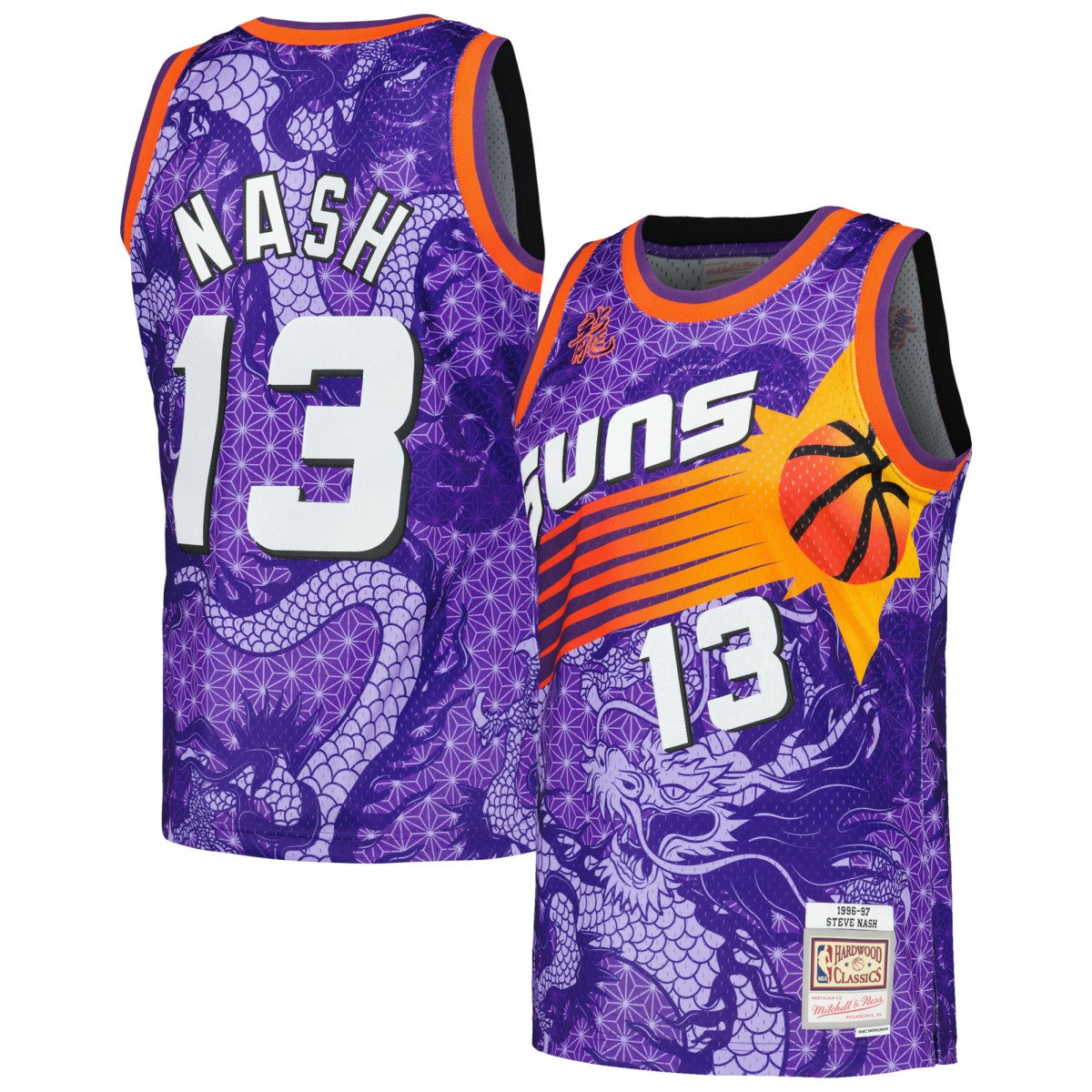 Steve Nash Phoenix Suns 1996/97 Hardwood Classics Asian Heritage 6.0 Swingman Throwback Player Jersey - Purple | Mitchell & Ness cheap