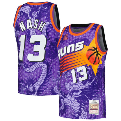 Steve Nash Phoenix Suns 1996/97 Hardwood Classics Asian Heritage 6.0 Swingman Throwback Player Jersey - Purple | Mitchell & Ness cheap
