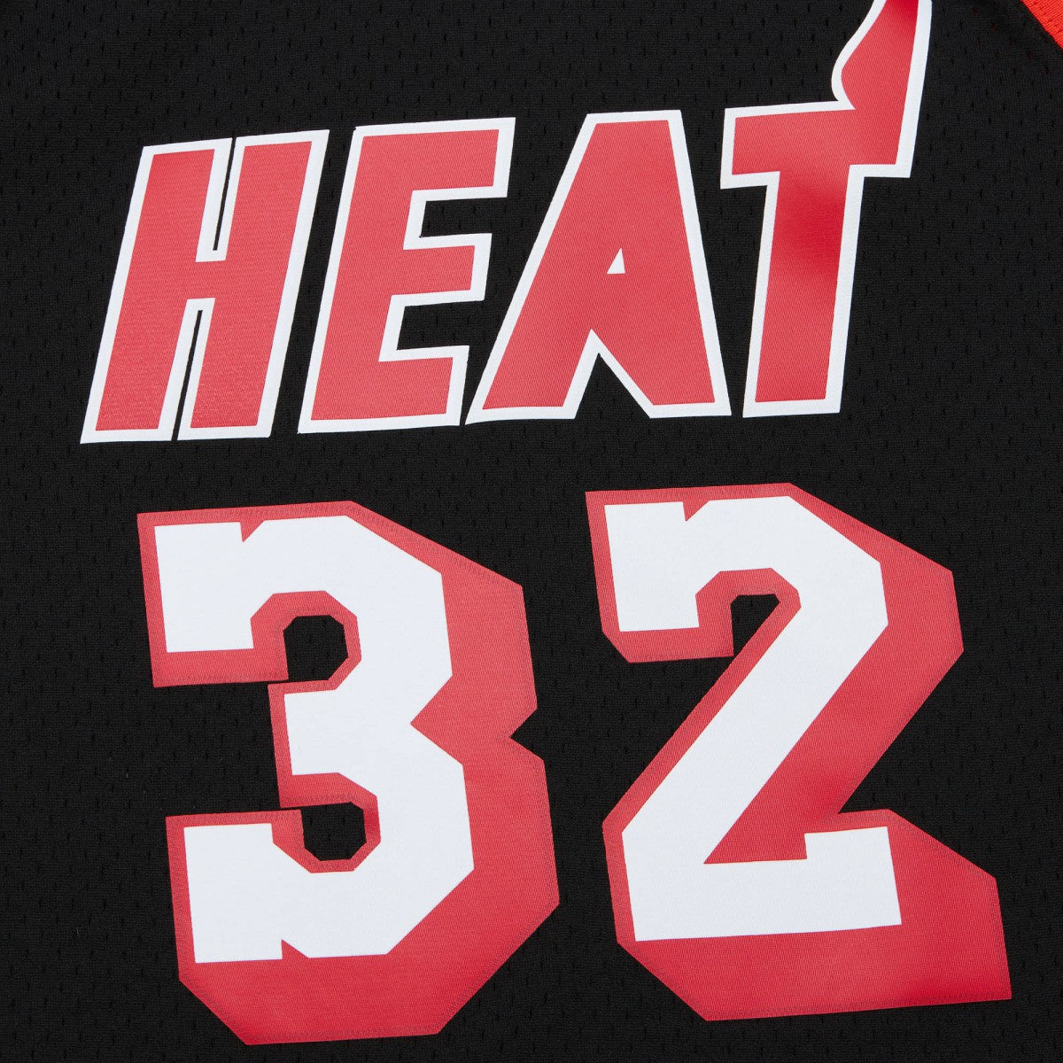 Harold Miner Miami Heat 1992/93 Hardwood Classics Swingman Throwback Jersey - Black | Mitchell & Ness for sale