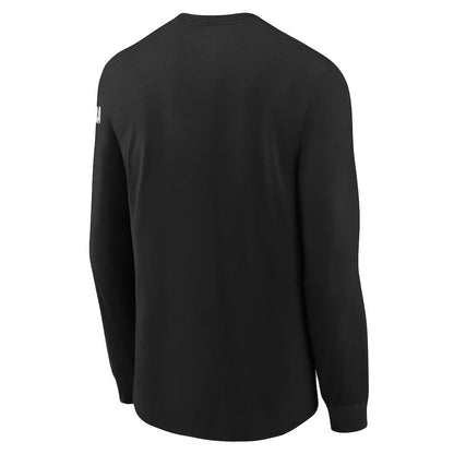 Brooklyn Nets Youth Swoosh Long Sleeve T-Shirt - Black | Nike discount